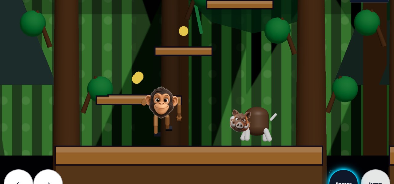 Banana Grove gameplay in Monkey: Jungle Run