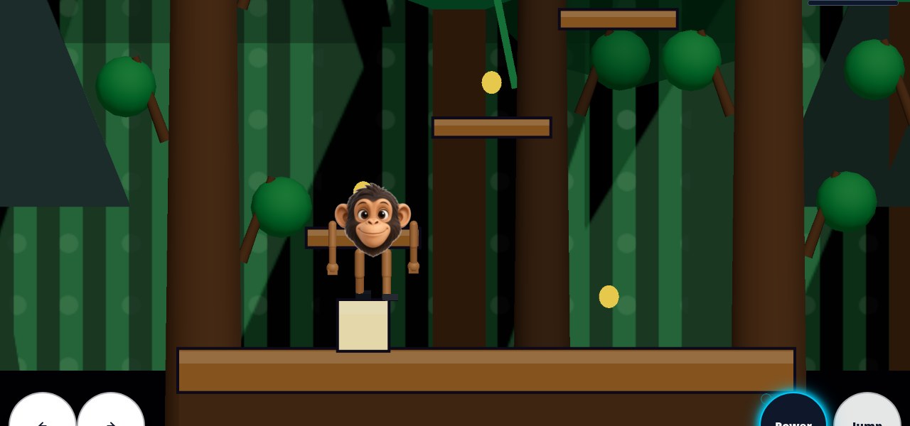 Rope Bridge Run gameplay in Monkey: Jungle Run